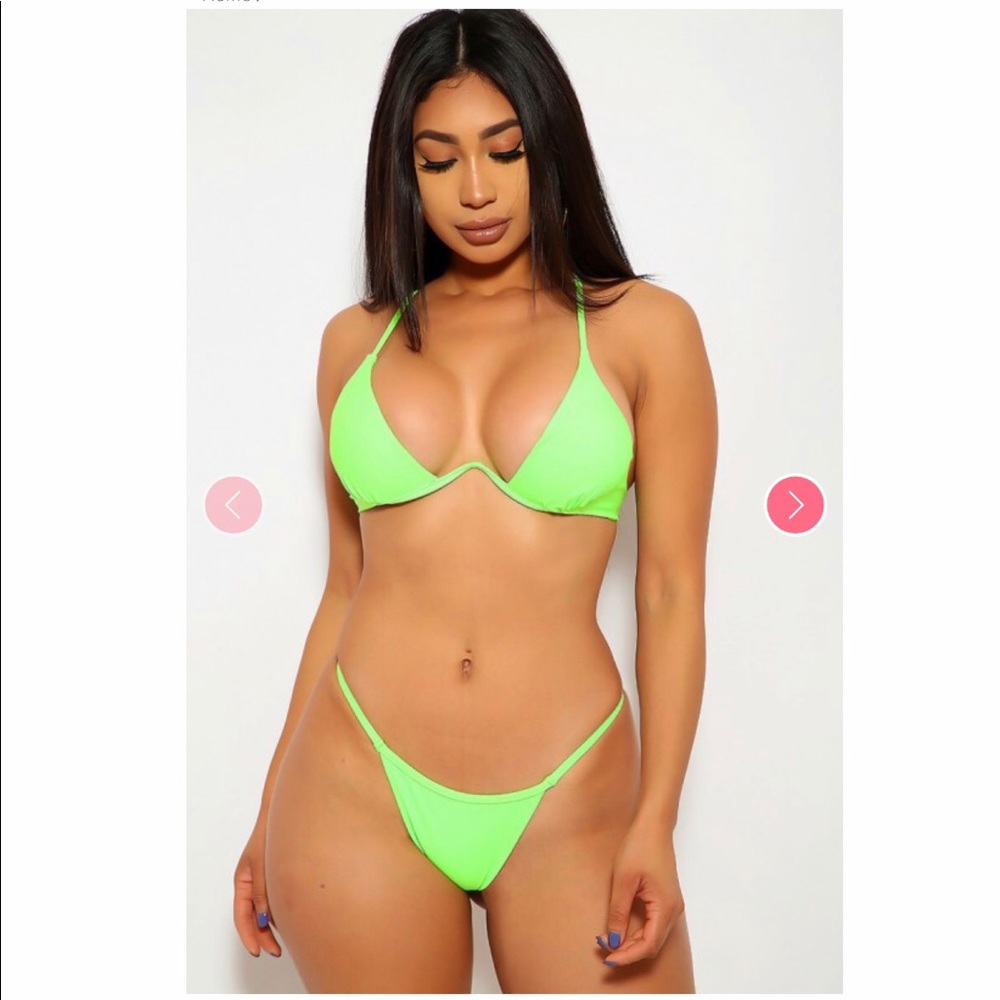 AMI Clubwear Neon Lime Bikini